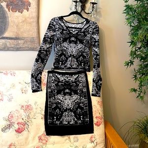 Dillards Chelsea Violet 2 piece sweater dress